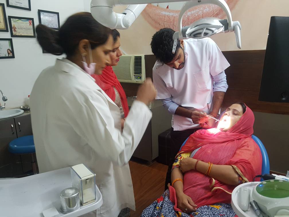 Treatment in progress